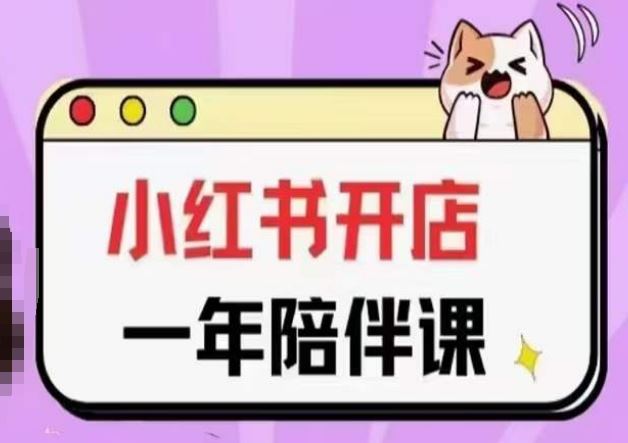 三九小红书开店一年陪伴课(更新)，从0到1玩赚小红书开店-一起网创