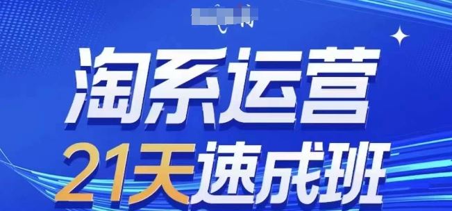 淘系运营21天速成班(更新24年5月)，0基础轻松搞定淘系运营，不做假把式-一起网创