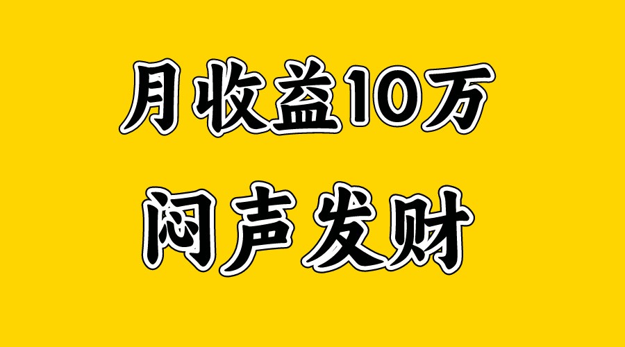 月入10万+，大家利用好马上到来的暑假两个月，打个翻身仗-一起网创