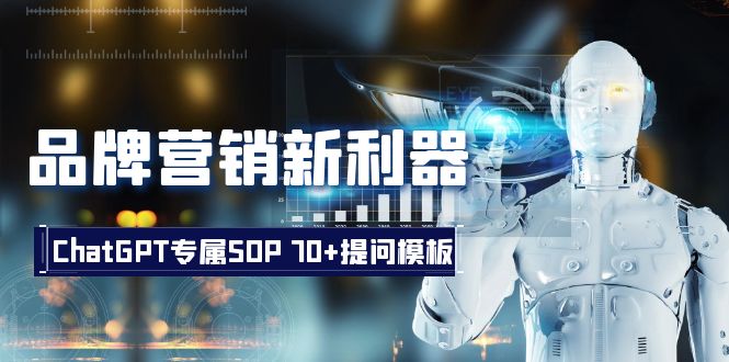 （8403期）品牌营销新利器：ChatGPT专属SOP，70+提问模板-一起网创