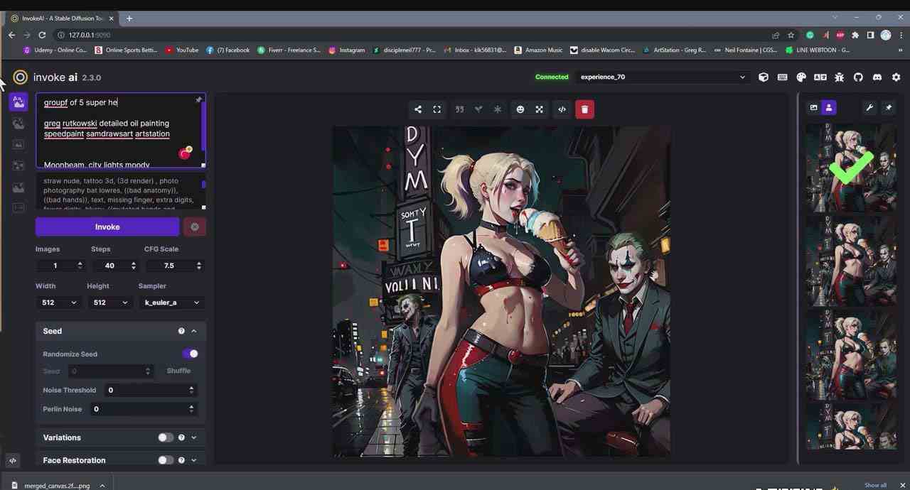 图片[5]-（9760期）Invoke AI 绘画教程-零基础创作可以销售的完美插图-49节-中英字幕-一起网创