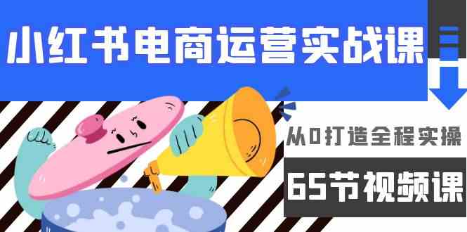 （9724期）小红书电商运营实战课，​从0打造全程实操（65节视频课）-一起网创