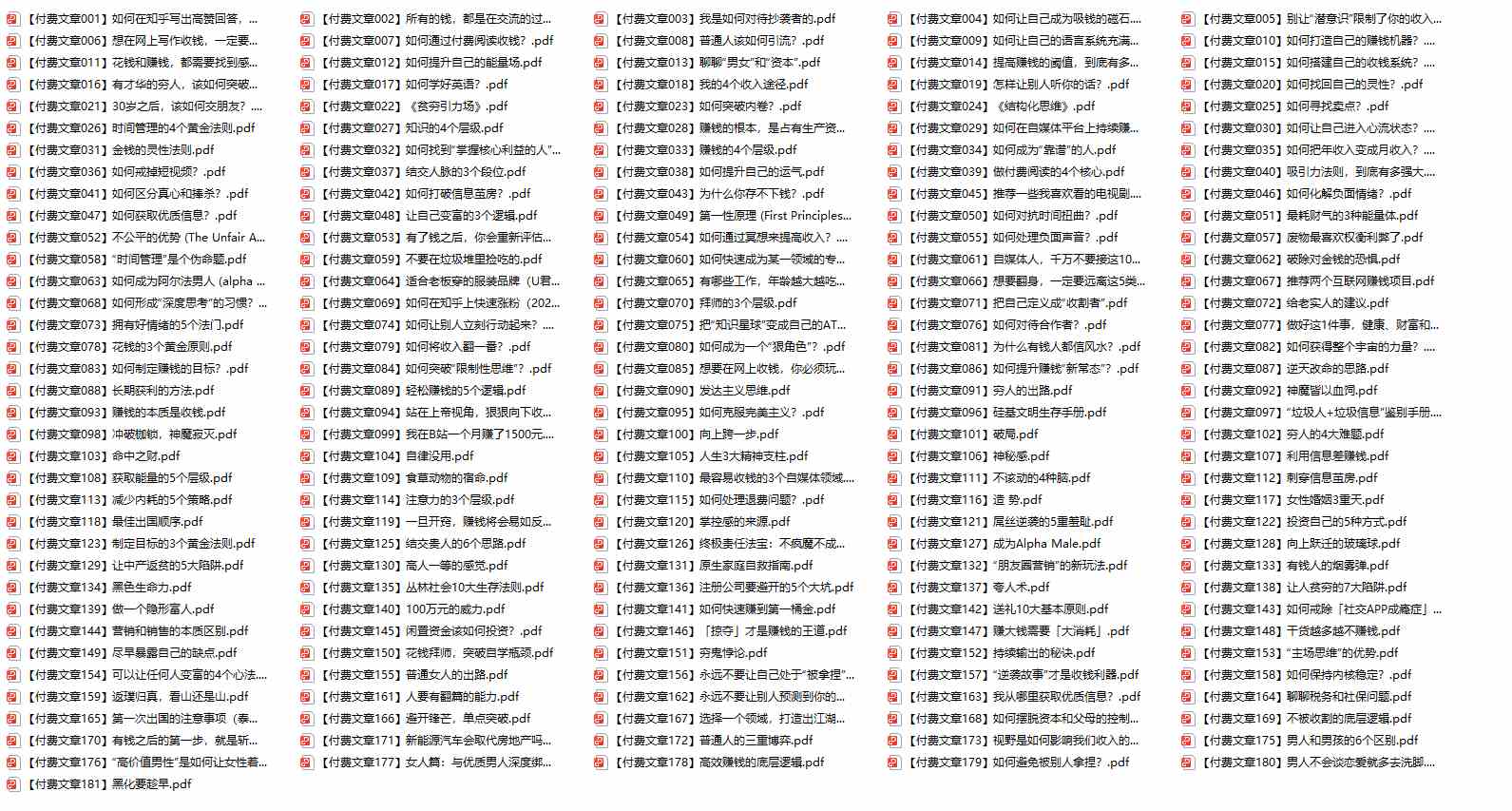 图片[2]-（9708期）赢在 8小时之外《付费文合集》成功者的底层思维之一 就是价值交换-一起网创