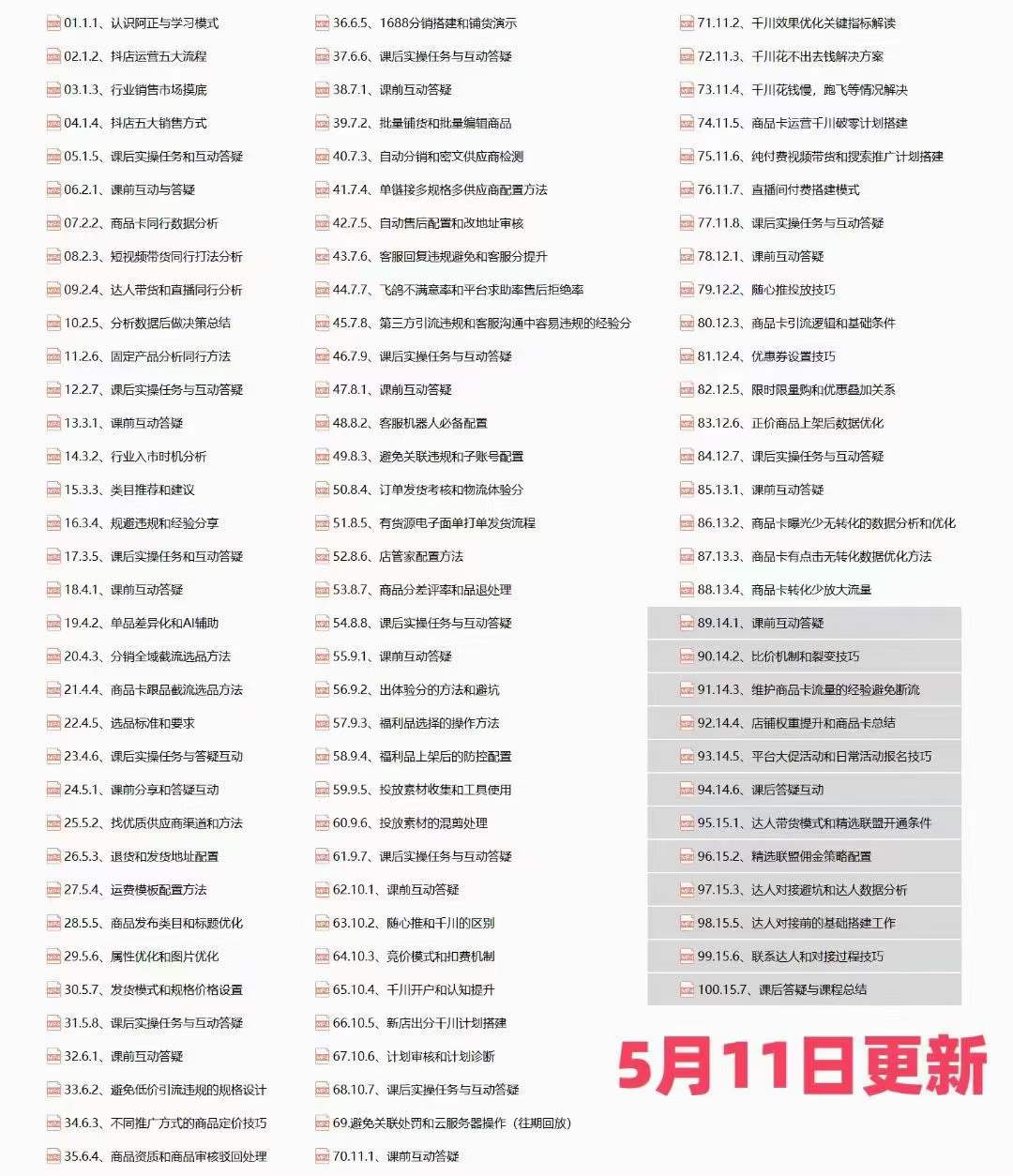 图片[2]-（10625期）抖店·第27期特训营 体验分拉升/商品卡引流/投流效果优化/精选联盟引流/等-一起网创