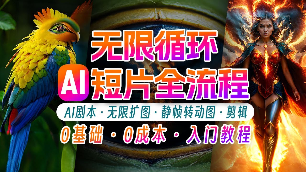 AI剪辑无限循环画面：新手轻松月入上万-一起网创