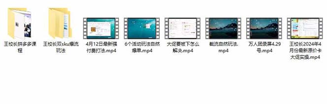 图片[3]-（10865期）拼多多·实战课：万人团玩法/截流自然流/最新强付费打法/最新原价卡大促..-一起网创