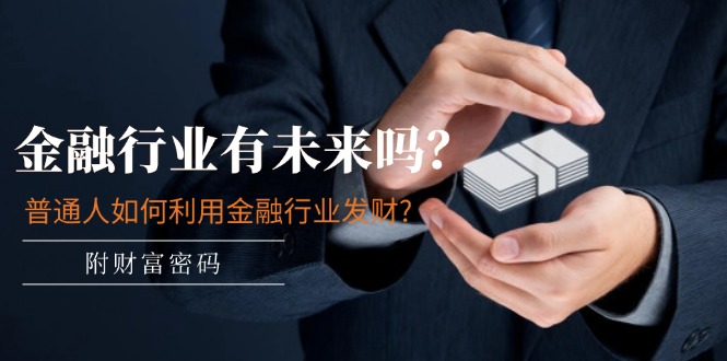 公众号付费文章：金融行业有未来吗？普通人如何利用金融行业发财?(附财富密码)-一起网创