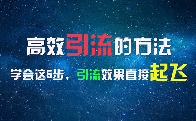 （11776期）高效引流的方法，可以帮助你日引300+创业粉，一年轻松收入30万，比打工强-一起网创