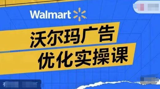 沃尔玛广告优化实操课，广告报告实操讲解，广告如何提高转化和ROAS等-一起网创