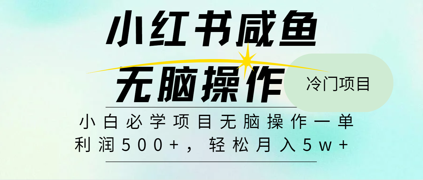 （11888期）2024最热门赚钱暴利手机操作项目，简单无脑操作，每单利润最少500-一起网创