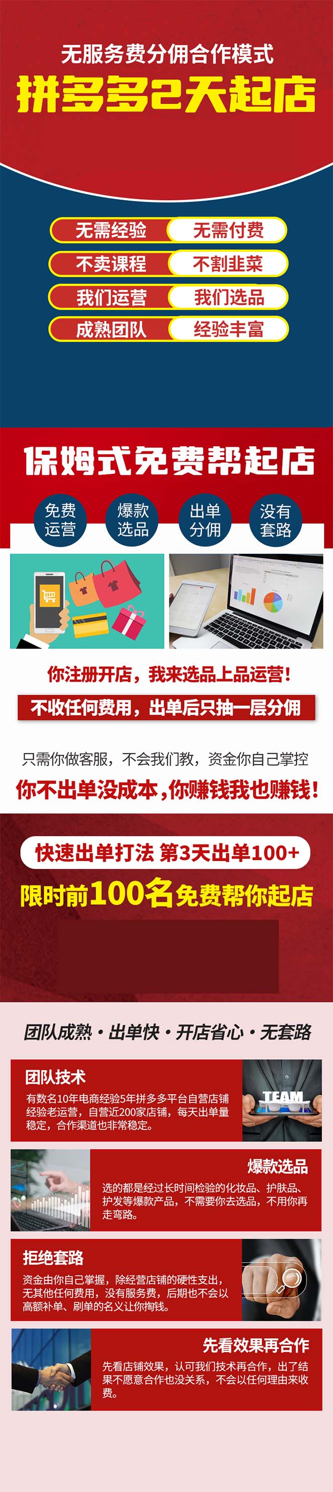 图片[4]-（11939期）拼多多2天起店，只合作不卖课不收费，上架产品无偿对接日入1000+-一起网创