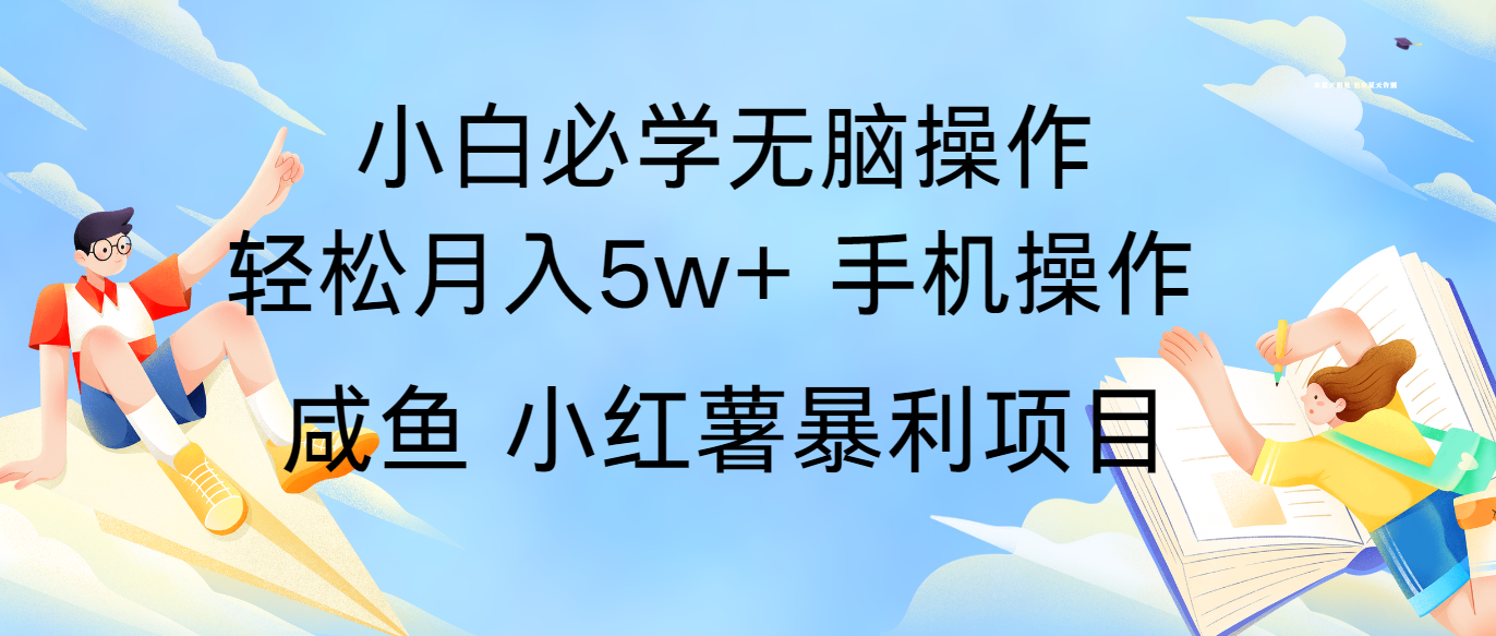 全网首发2024最暴利手机操作项目，简单无脑操作，每单利润最少500+-一起网创