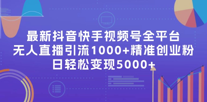 （11970期）最新抖音快手视频号全平台无人直播引流1000+精准创业粉，日轻松变现5000+-一起网创