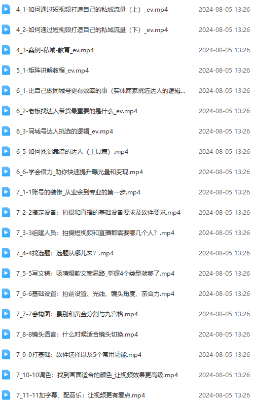 图片[3]-（11991期）实体店老板获客特训营：认知、定位、文案、矩阵、直播、AI等（72节）-一起网创