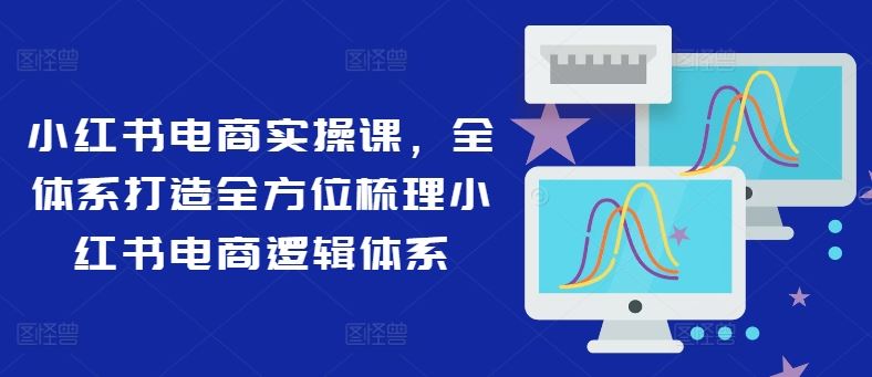 小红书电商实操课，全体系打造全方位梳理小红书电商逻辑体系-一起网创