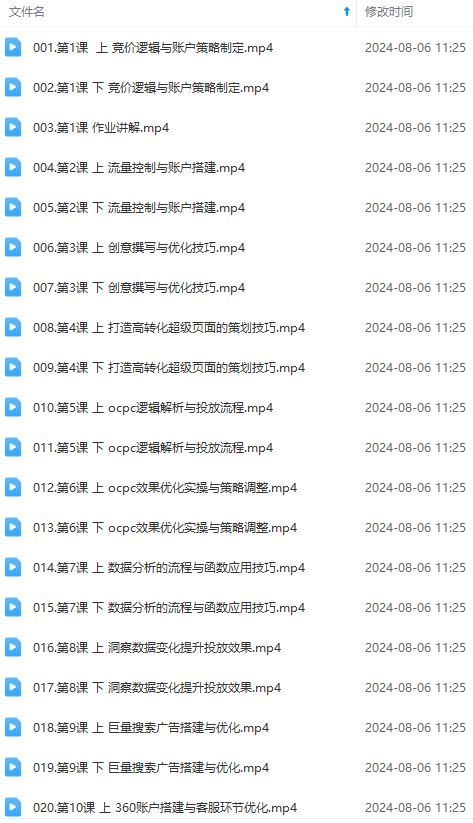 图片[2]-（12012期）竞价教程：真实账户 实战教学 从新手到进阶·后台操作到数据优化-一起网创