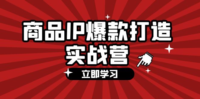 （12136期）商品-IP爆款打造实战营【第四期】，手把手教你打造商品IP，爆款 不断-一起网创