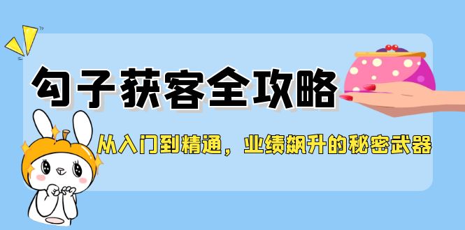 （12247期）从入门到精通，勾子获客全攻略，业绩飙升的秘密武器-一起网创