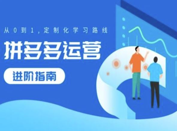 拼多多运营进阶指南，从0到1定制化学习路线-一起网创
